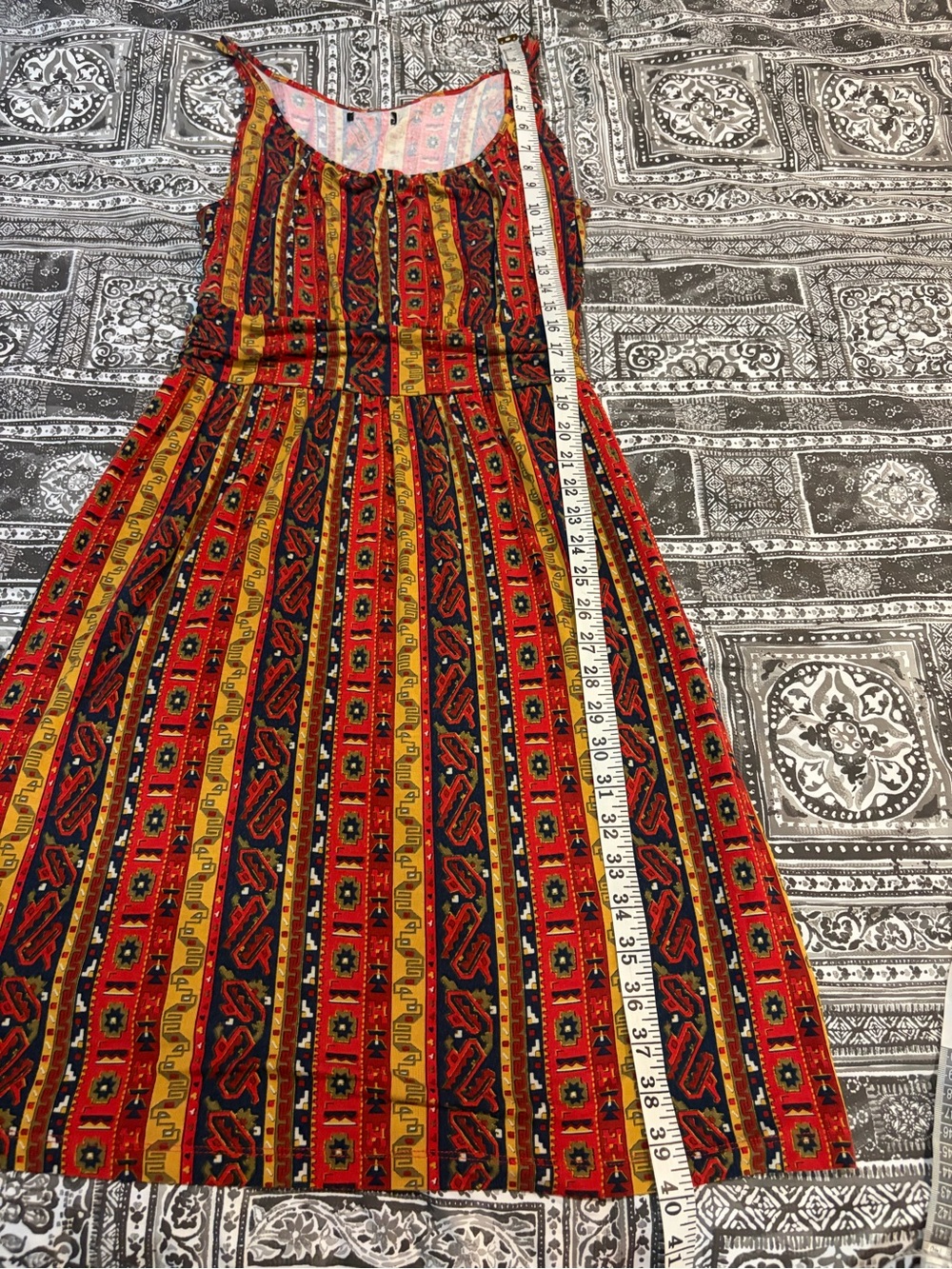Lucky Brand Summer Nights Jordana Boho Western Tribal Dress SEE DESCRIPTION - Picture 14 of 15